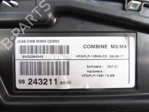 Instrument cluster CITROËN C-ELYSEE (DD_)  | BP1849304C47 