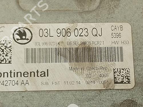 Engine control unit (ECU) SKODA RAPID Spaceback (NH1) 1.6 TDI | BP34446516M57  - Image 5