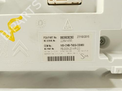 Instrument cluster PEUGEOT 308 II (LB_, LP_, LW_, LH_, L3_) 1.2 THP 110 | BP28511468C47 