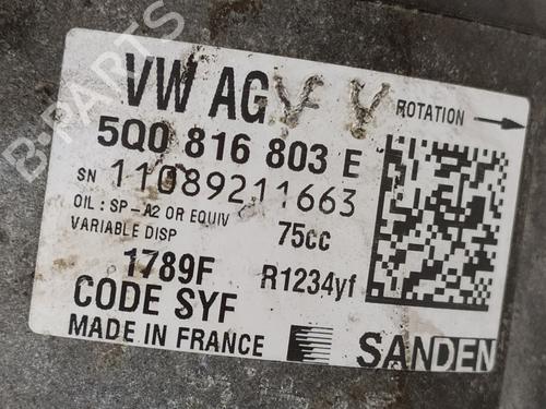 AC compressor SEAT IBIZA IV (6J5, 6P1)  | BP8327331M34 
