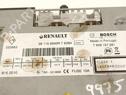Radio RENAULT MEGANE III Grandtour (KZ0/1) 1.5 dCi (KZ09, KZ0D, KZ1G, KZ29, KZ14, KZ1W, KZ10, KZ1F,... | BP15778075E6 