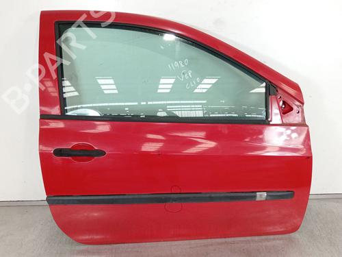 Dør højre fortil Dør højre fortil RENAULT CLIO III (BR0/1, CR0/1) 1.2 16V (BR02, BR0J, BR11, CR02, CR0J, CR11) (75 hp) 17734798 17734798