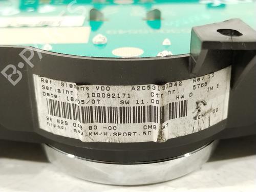 Instrument cluster PEUGEOT 207 CC (WD_) 1.6 HDi | BP31252732C47 