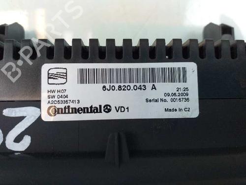 Climate control SEAT IBIZA IV (6J5, 6P1)  | BP4846829I5 