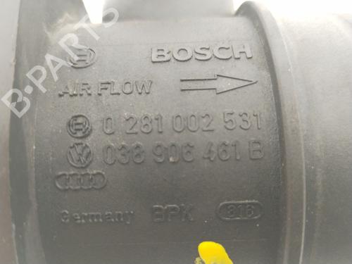 Mass air flow sensor SEAT ALTEA (5P1) 1.9 TDI | BP32312989M95