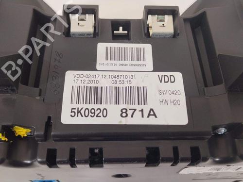 Instrument cluster VW GOLF VI (5K1) 1.6 TDI | BP37402906C47 - Image 10