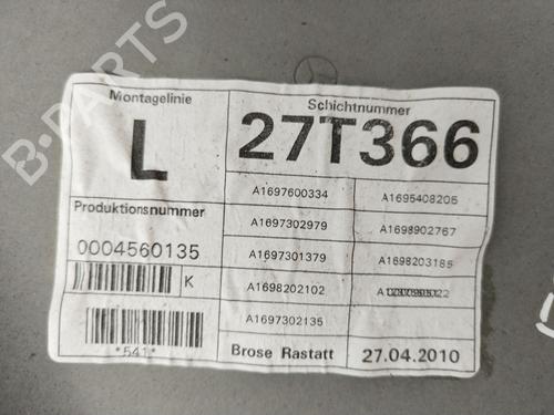 Rear left window mechanism MERCEDES-BENZ A-CLASS (W169) A 180 CDI (169.007, 169.307) | BP16798931C24 