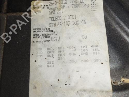 Engine SEAT TOLEDO III (5P2) 2.0 TDI 16V | BP36989593M1 - Image 3