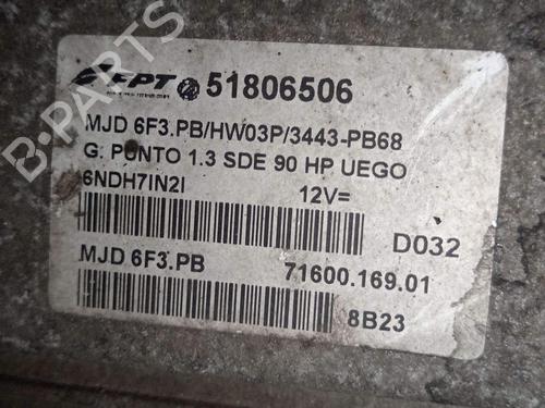 Engine control unit (ECU) FIAT GRANDE PUNTO (199_) 1.3 D Multijet (199.AXD11, 199.AXD1A, 199.AXD1B,... | BP36391457M57 - Image 2