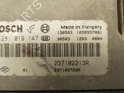 Engine control unit (ECU) DACIA DOKKER Box Body/MPV 1.5 dCi 75 / Blue dCi 75 (FEJW, FEAH) | BP28022607M57 - Image 2