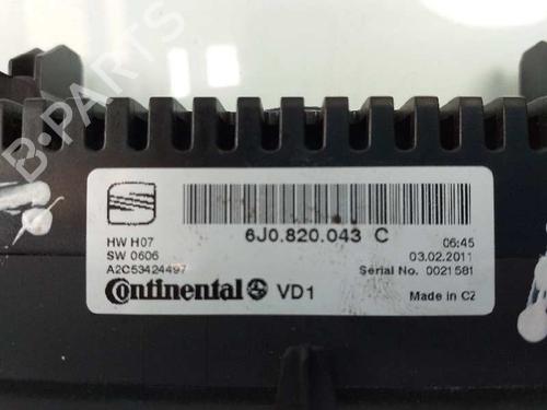 Climate control SEAT IBIZA IV (6J5, 6P1)  | BP4857323I5 