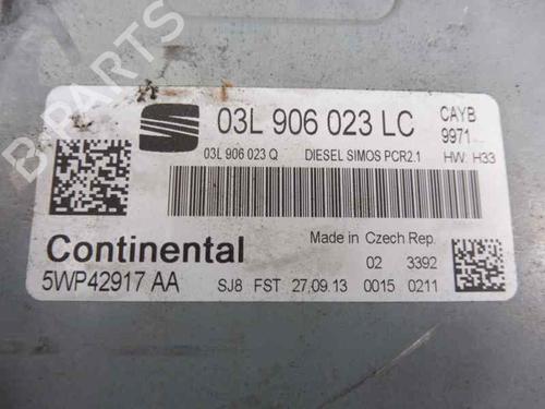 Engine control unit (ECU) SEAT IBIZA IV (6J5, 6P1)  | BP1938571M57 