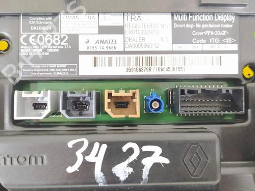 Display monitor RENAULT CAPTUR I (J5_, H5_) | BP4599992C48 - Image 4