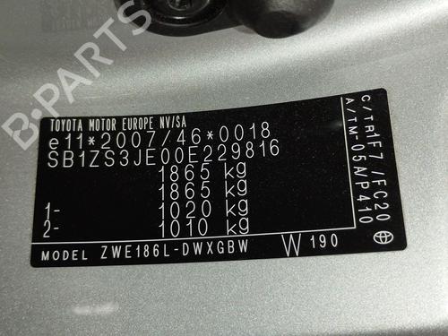 Engine TOYOTA AURIS (_E18_) 1.8 Hybrid (ZWE186_, ZWE186R) | BP36807948M1 - Image 6