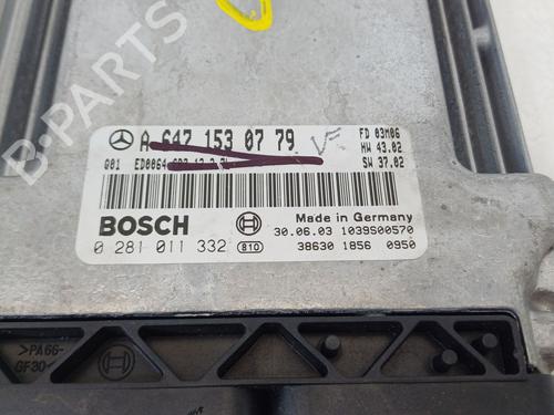 Engine control unit (ECU) MERCEDES-BENZ E-CLASS (W211) E 270 CDI (211.016) | BP29132422M57 