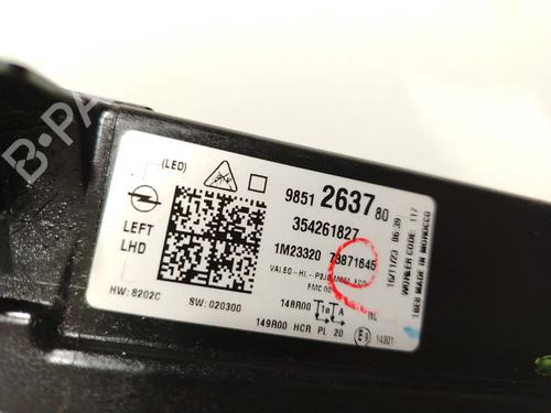 Left headlight OPEL CORSA F (P2JO) 1.2 (68) | BP31916807C28