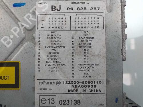 Radio CHEVROLET EPICA (KL1_)  | BP4856968E6