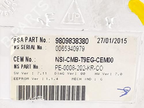 Instrument cluster PEUGEOT 308 SW II (LC_, LJ_, LR_, LX_, L4_) 2.0 BlueHDi 150 | BP4936598C47 
