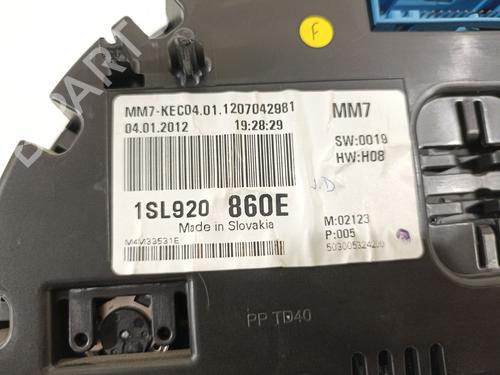 Instrument cluster SEAT Mii (KF1, KE1)  | BP16800556C47 