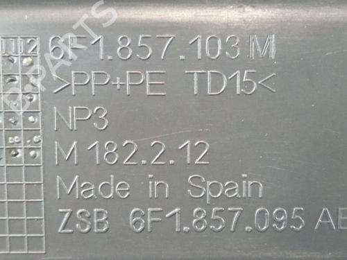 Glove box SEAT IBIZA V (KJ1, KJG) 1.0 TSI | BP27241927C95