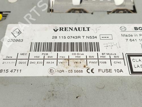 Radio RENAULT MEGANE III Hatchback (BZ0/1_, B3_)  | BP22220035E6 