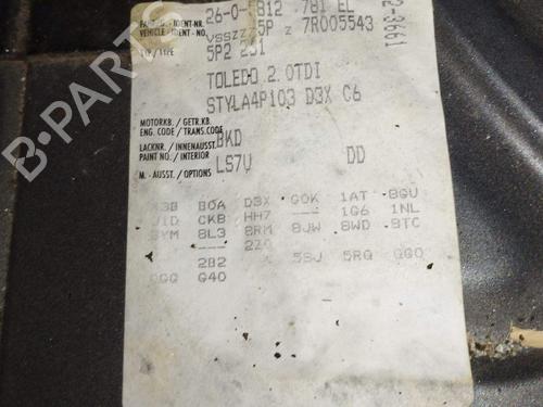 Engine SEAT TOLEDO III (5P2) 2.0 TDI 16V | BP36989593M1 - Image 3
