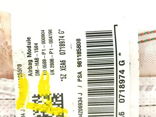 Left curtain airbag CITROËN C3 III (SX) 1.5 BlueHDi 100 (SXYHYP, SXYHTU) | BP29118641C11 