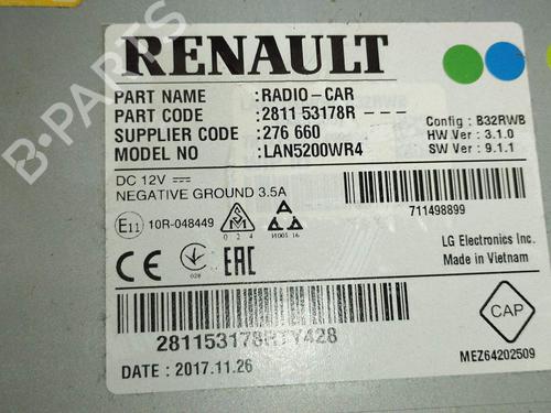Radio DACIA DUSTER (HM_) 1.2 TCe 125 (HMMA) | BP39931426E6 - Image 2