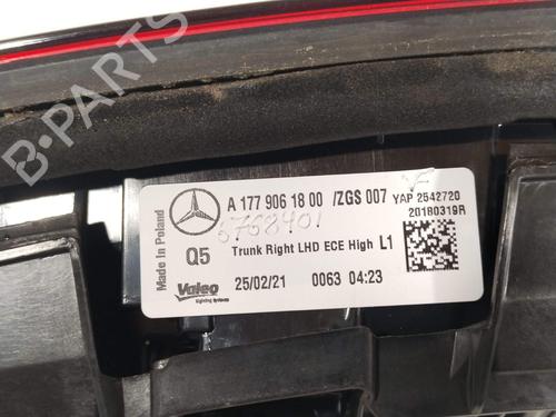 Right tailgate light MERCEDES-BENZ A-CLASS (W177) AMG A 45 S 4-Matic+ (177.054) | BP34439294C80 - Image 3