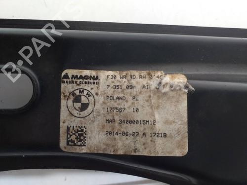 Rear right window mechanism BMW 3 Touring (F31) 320 d | BP8541602C25 