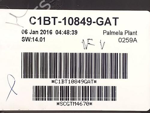 Instrument cluster FORD FIESTA VI (CB1, CCN)  | BP6792416C47 