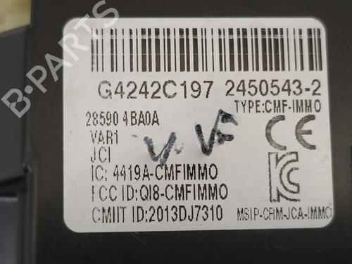 Ignition barrel NISSAN QASHQAI II SUV (J11, J11_)  | BP8653705M48 