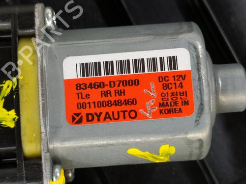 Rear right window mechanism HYUNDAI TUCSON (TL, TLE) 2.0 CRDi All-wheel Drive | BP9267394C25 