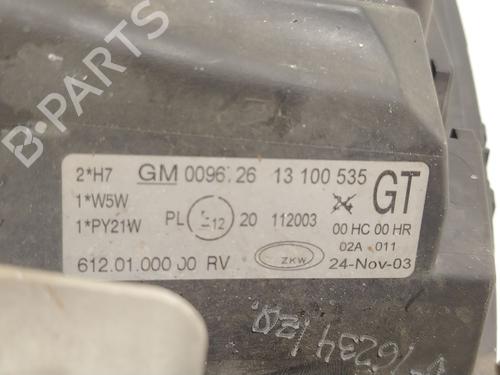 Left headlight OPEL CORSA C (X01) 1.7 CDTI (F08, F68) | BP31611613C28