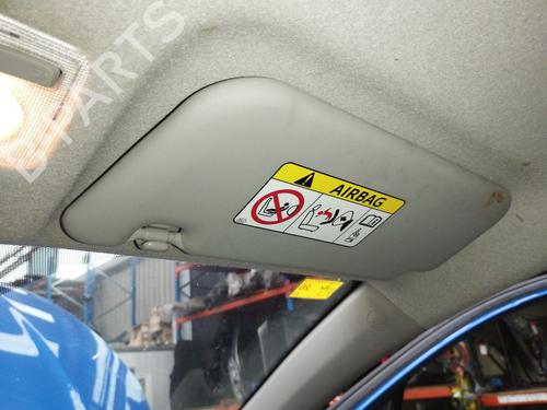 Used Right sun visor TOYOTA YARIS (_P13_) [2010-2020]  30536286