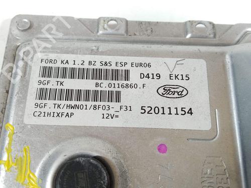 Engine control unit (ECU) FORD KA (RU8) 1.2 | BP24309359M57 - Image 3