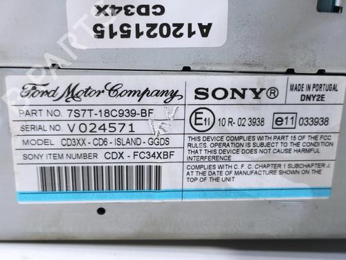 Radio FORD S-MAX (WA6) 2.0 TDCi | BP8813742E6 