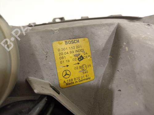Left headlight MERCEDES-BENZ A-CLASS (W168) A 140 (168.031, 168.131) | BP20848653C28 