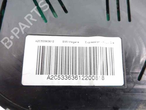 Instrument cluster RENAULT MEGANE III Hatchback (BZ0/1_, B3_)  | BP1851456C47 