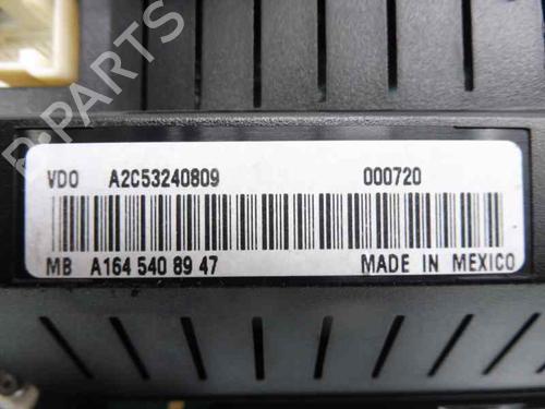 Instrument cluster MERCEDES-BENZ M-CLASS (W164)  | BP1854554C47 