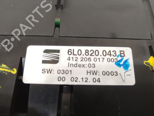 Climate control SEAT IBIZA III (6L1) 1.9 TDI | BP30833092I5