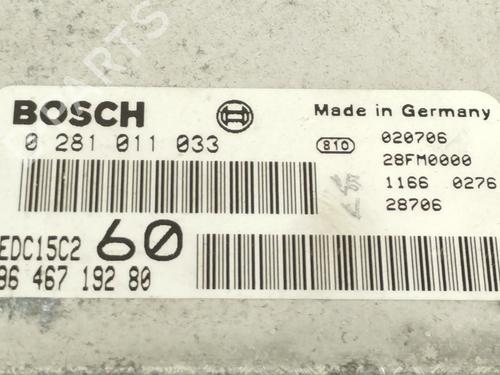 Engine control unit (ECU) PEUGEOT 807 (EB_) | BP10353626M57