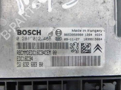 Engine control unit (ECU) CITROËN XSARA PICASSO (N68) 1.6 HDi | BP1879637M57 