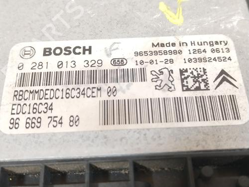 Engine control unit (ECU) CITROËN BERLINGO MULTISPACE (B9) 1.6 HDi 110 | BP31837352M57