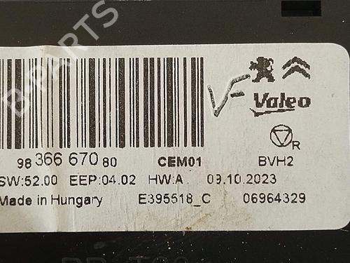 Electronic module PEUGEOT TRAVELLER Bus (V_) 2.0 BlueHDi 145 | BP33431543M83 - Image 4