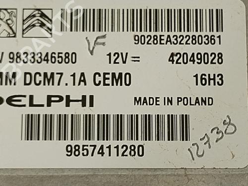 Engine control unit (ECU) PEUGEOT TRAVELLER Bus (V_) 2.0 BlueHDi 145 | BP33337579M57 - Image 5