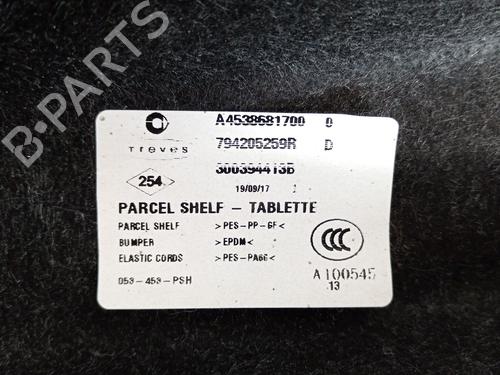 Hattehylde SMART FORFOUR Hatchback (453) 0.9 (453.044, 453.053) | BP33017635C85  - Image 5