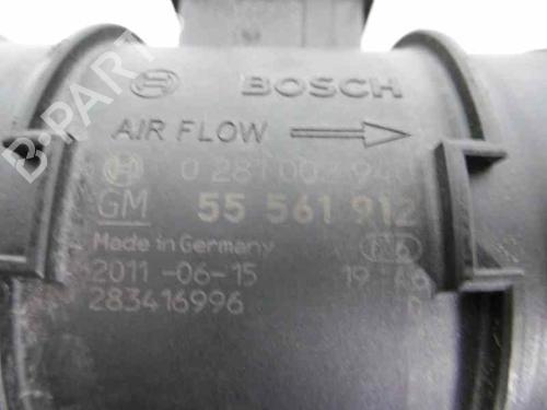 Mass air flow sensor OPEL ASTRA J (P10)  | BP1891975M95 