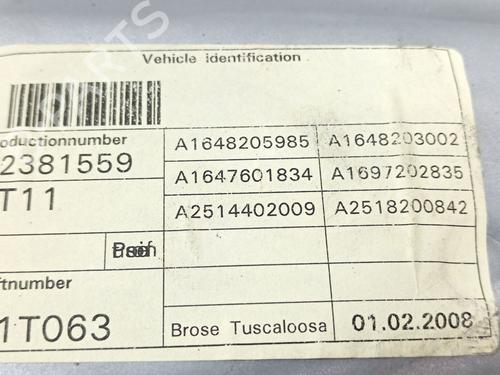 Front right window mechanism MERCEDES-BENZ M-CLASS (W164) ML 420 CDI 4-matic (164.128) | BP16801051C23 