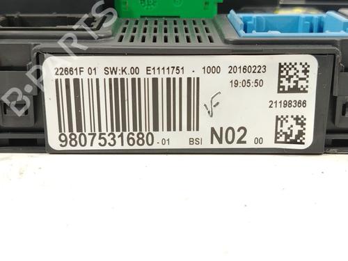 Fuse box CITROËN C4 CACTUS 1.6 BlueHDi 100 | BP31718800E1 